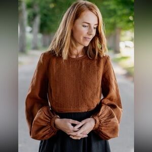 Son de Flor: Scarlet Shirt- XXS